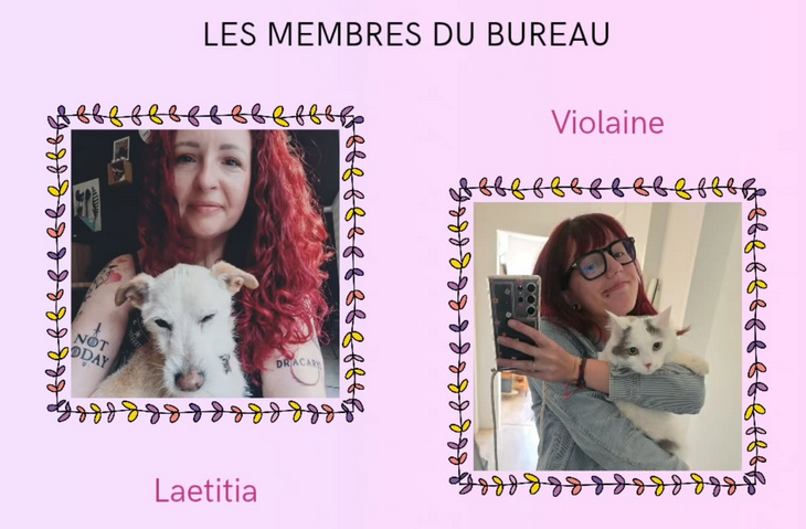 Les membres du bureau de l’association